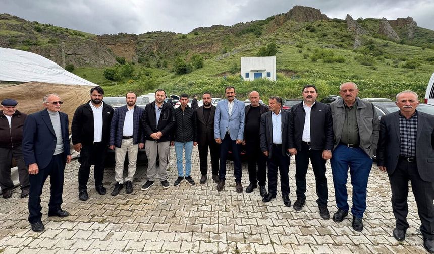 Dağönü Köyü'ndeki yağmur duası yapıldı