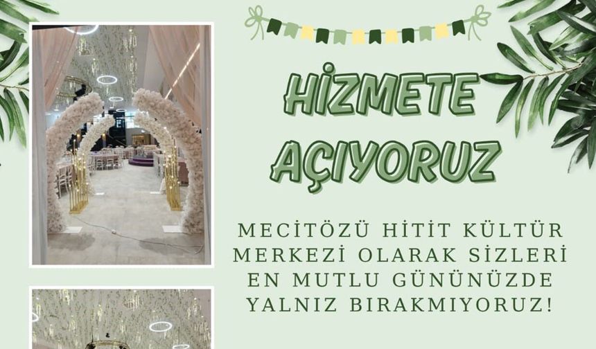 Mecitözü Hitit Kültür Merkezi özel günler için hizmete açılıyor