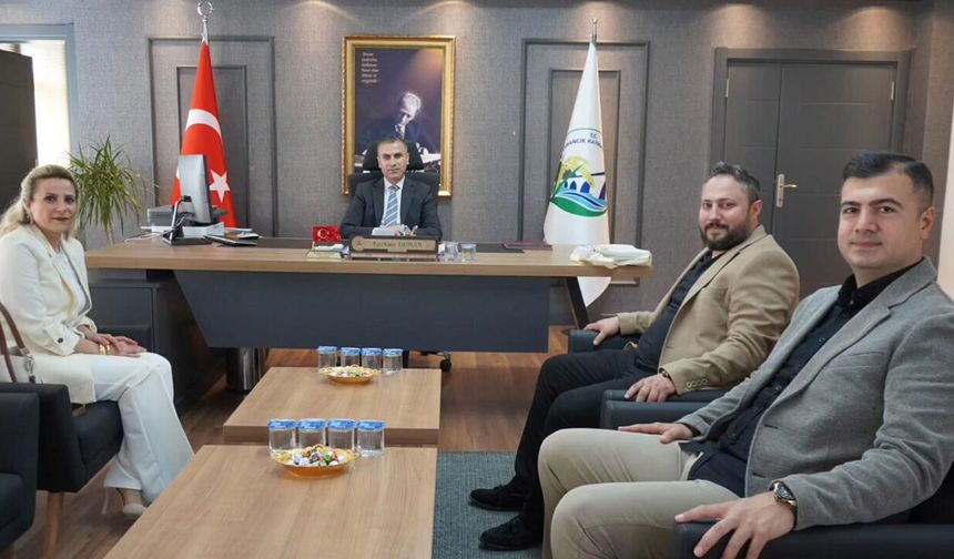 Kaymakam Duman eğitim kurumlarının temsilcilerini ağırladı