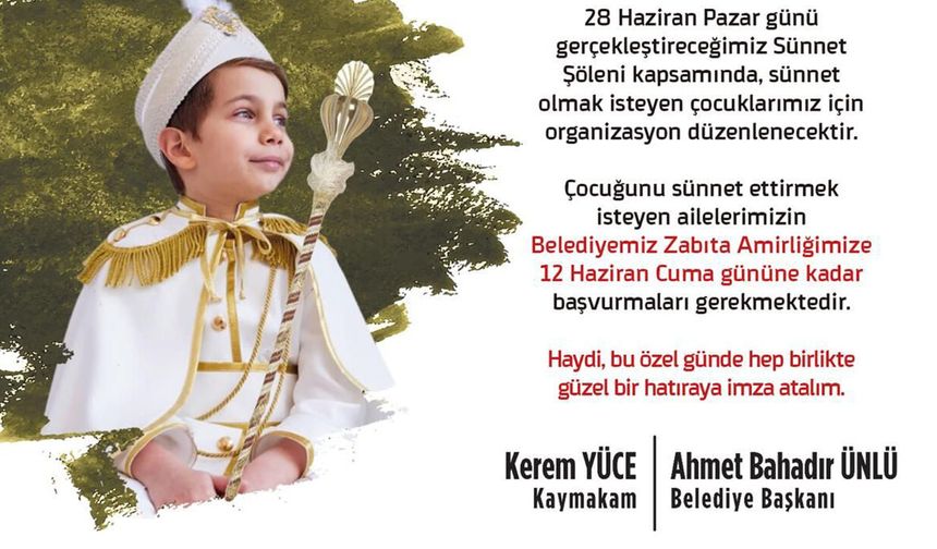 Bayat’ta sünnet şöleni için başvurular başladı
