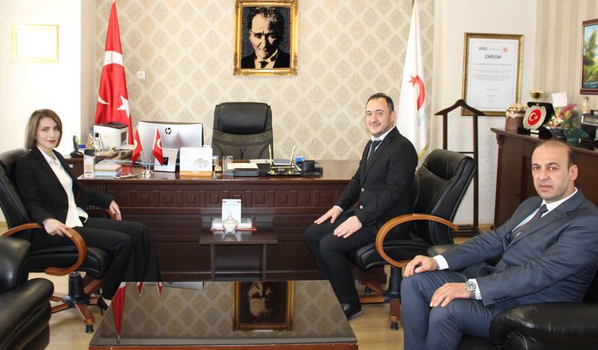 Başhekim Dr. Mehmet Akif Gümüş’e hayırlı olsun ziyareti