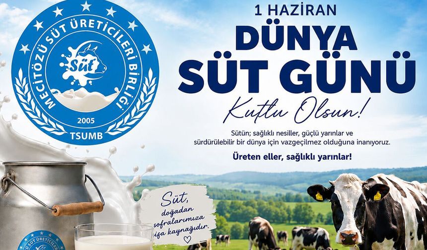 Mecitözü Süt Üreticileri Birliği’nden Dünya Süt Günü mesajı
