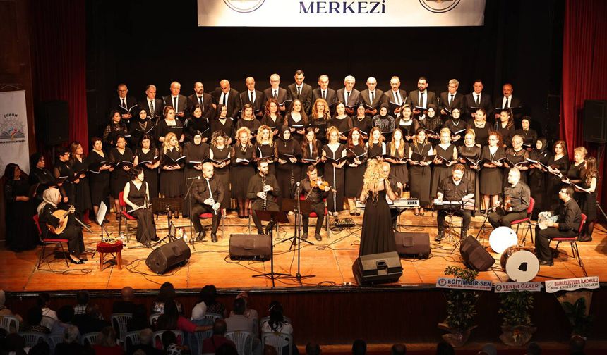Çorum’da Türk müziği rüzgârı esti
