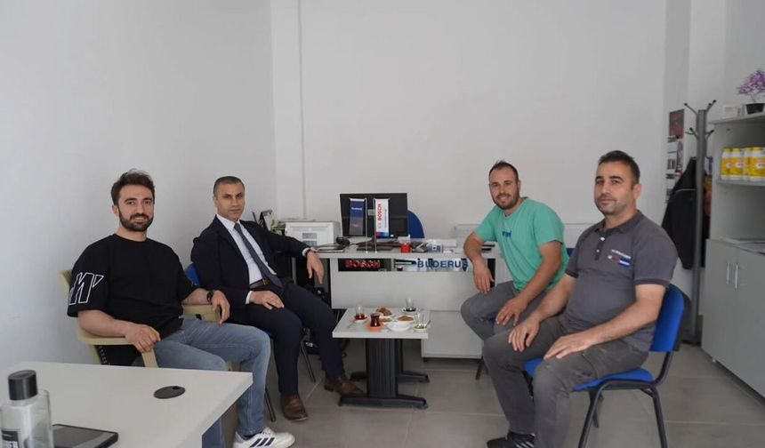 Kaymakam Duman’dan esnaf ziyareti