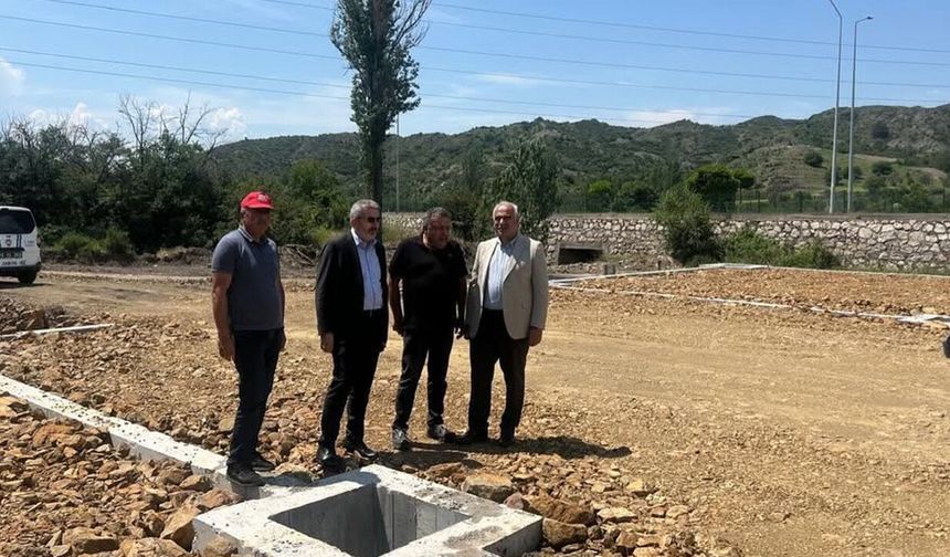 İskilip'in yeni spor salonunda çalışmalar sürüyor