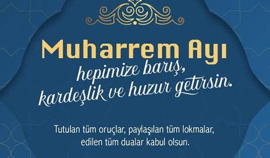 Mecitözü Belediye Başkanı Veli Aylar’dan Muharrem Ayı mesajı