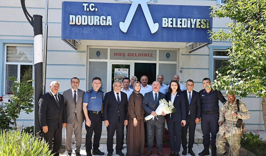 Vali Ali Çalgan’dan Dodurga Belediyesi’ne ziyaret