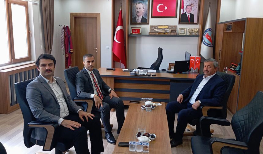 Kaymakamlardan Başkan Toydemir’e ziyaret