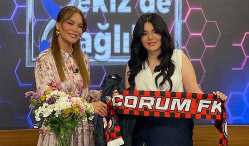 Özlem Çağlar’dan Ebru Şallı’ya Çorum FK forması
