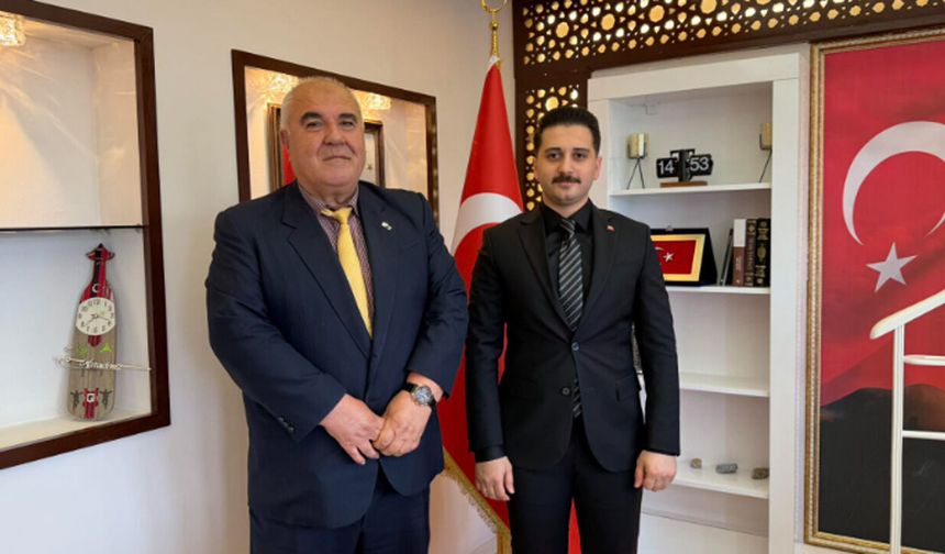 Hacı Dede’den Kaymakam Şapaloğlu’na ziyaret