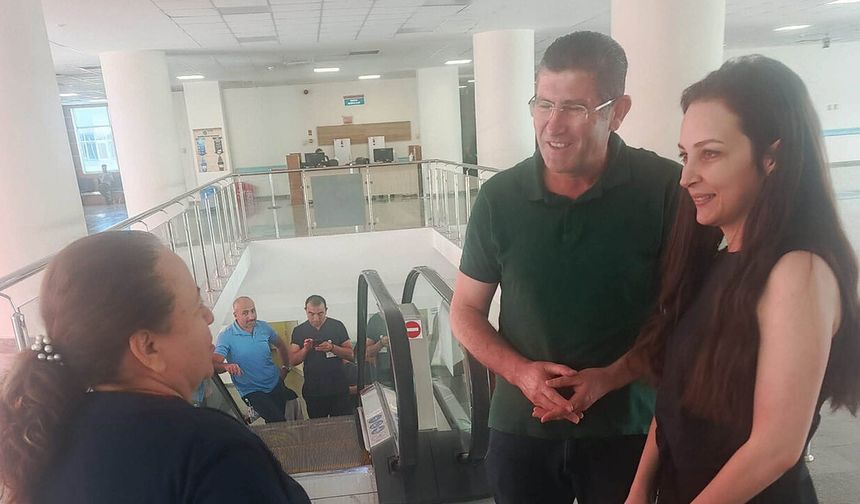 Sağlık-Sen heyeti hastane çalışanları ile buluştu