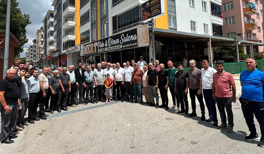 Ahlatcı, Gülabibey Mahallesi esnafıyla buluştu