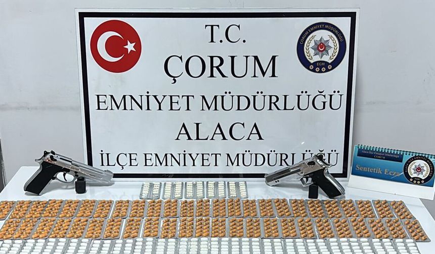 Çorum'da uyuşturucu ticareti yaptığı iddiasıyla 1 kişi tutuklandı