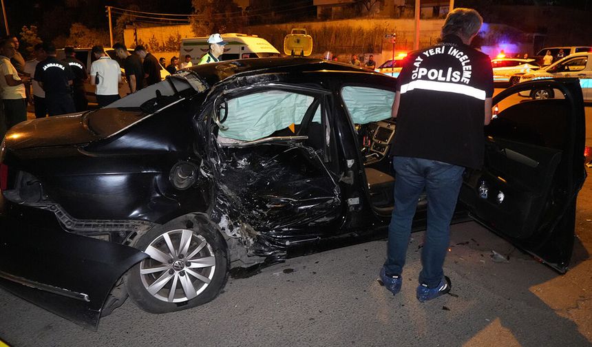 Çorumlu Uzman çavuşun hayatını kaybettiği kaza kamerada