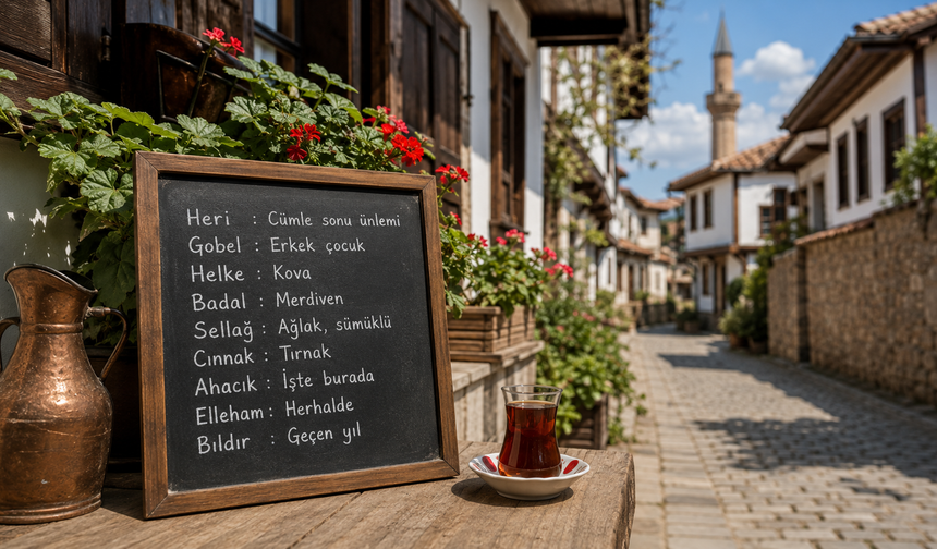 Bu kelimeler yalnızca Çorum’da duyuluyor