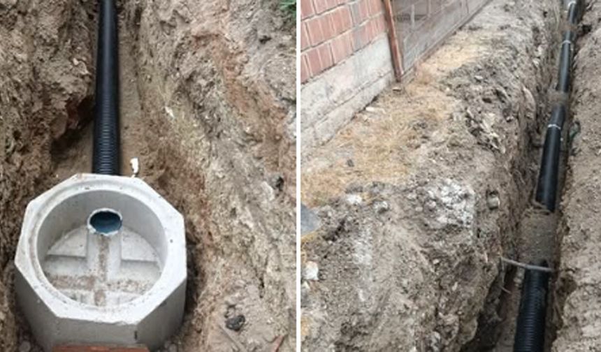 Bayat’ta altyapı çalışmaları sürüyor