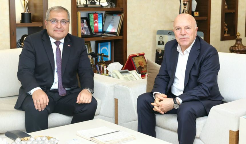 Başkan Ünlü’den Mehmet Sekmen’e HES projesi ziyareti