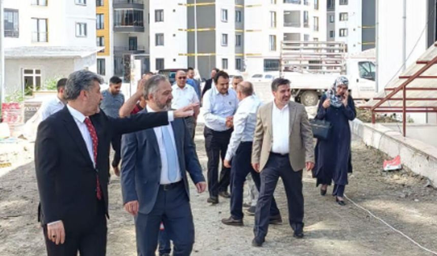 Çorum İl Müftüsü Yıldırım’dan Sungurlu’da Kur’an kursu inşaatına ziyaret