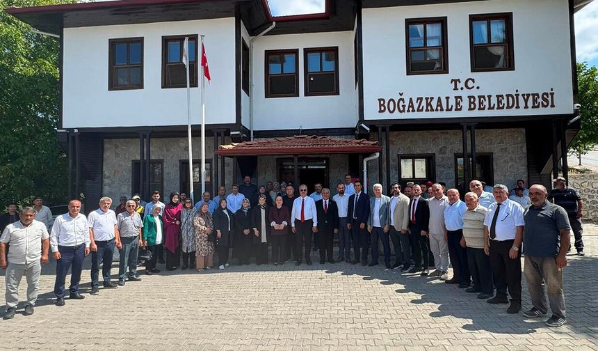 Ahlatcı ile Özel, Boğazkale’nin yatırımlarını görüştü