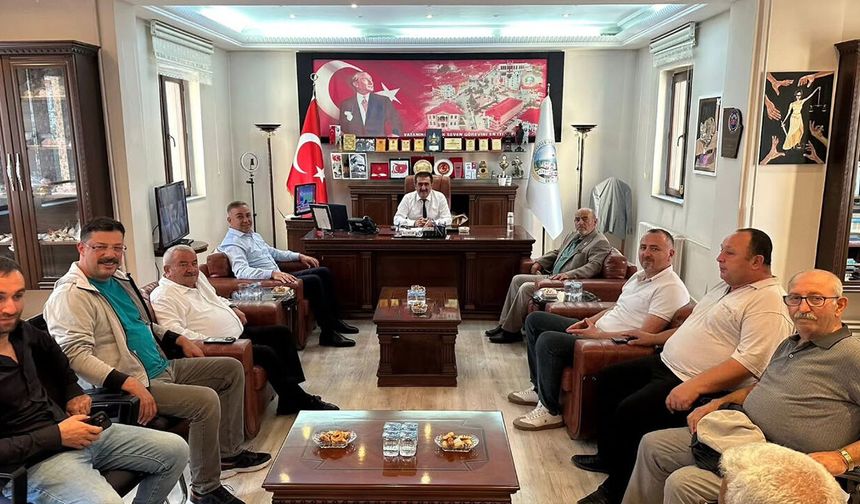 Mehmet Tahtasız’dan Mecitözü Belediyesi’ne ziyaret