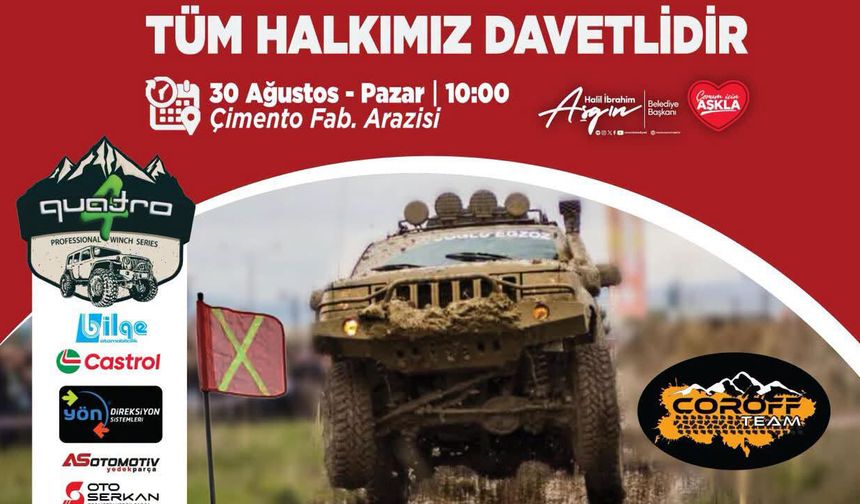 Off-Road Fest-3 heyecanı: 30 Ağustos’ta motorlar çalışacak