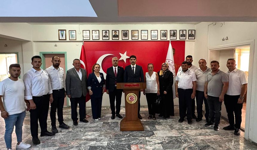 Ahlatcı’dan Kaymakam Kayış’a hayırlı olsun ziyareti