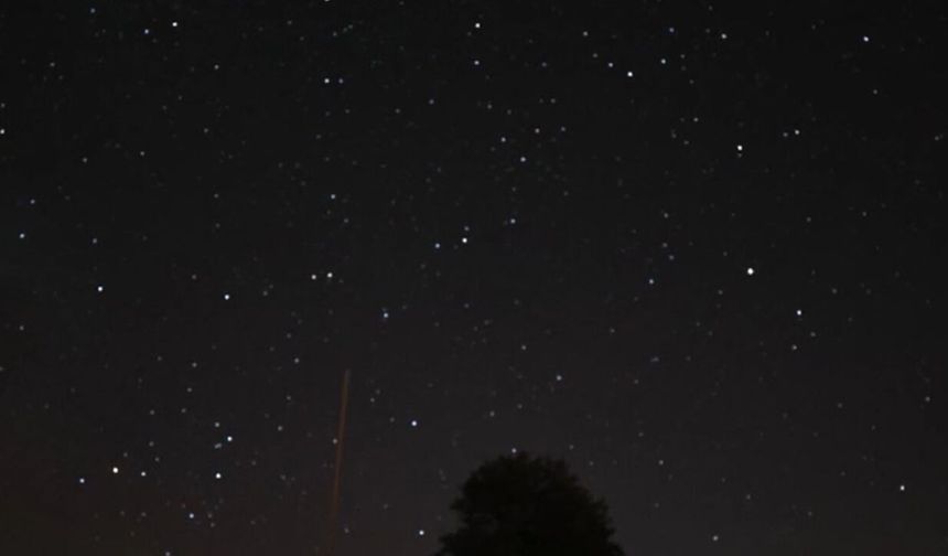 Perseid meteor yağmuru Çorum semalarında görsel şölen oluşturdu