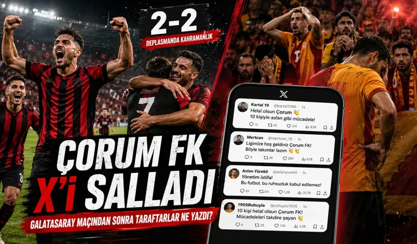 Arca Çorum FK sosyal medyayı yıktı geçti: Rakip taraftarlar bile “Helal olsun” dedi!