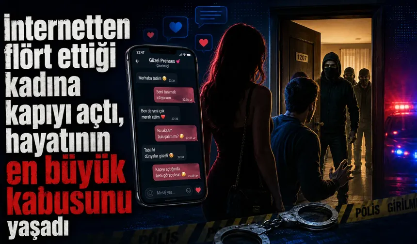 İnternetten flört ettiği kadına kapıyı açtı, hayatının en büyük kabusunu yaşadı