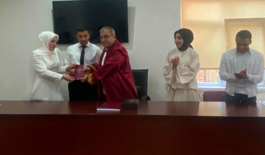 Başkan Ünlü, Esma ve Hacı Ferhat çiftinin nikâhını kıydı