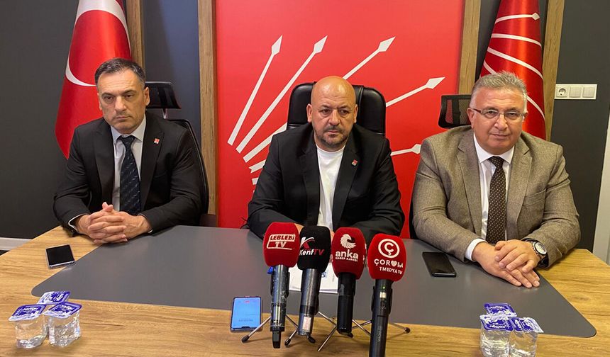 CHP Çorum İl Başkanı Tuncay Yılmaz’dan iktidara sert çıkış: "Cumhuriyet değerleriyle mücadele ediyorlar"