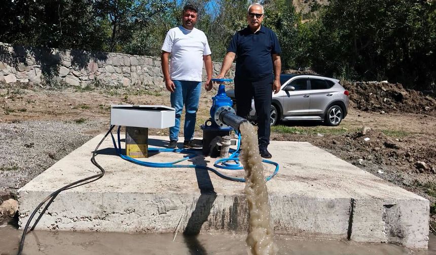 Çorum'un bu ilçesine dördüncü içme suyu kuyusu kazandırıldı