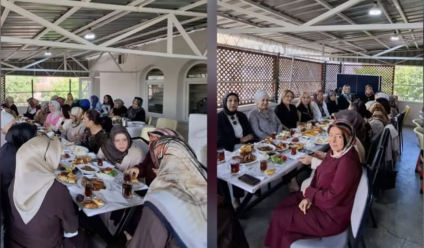 Kadın esnaflar Sungurlu'da kahvaltıda bir araya geldi