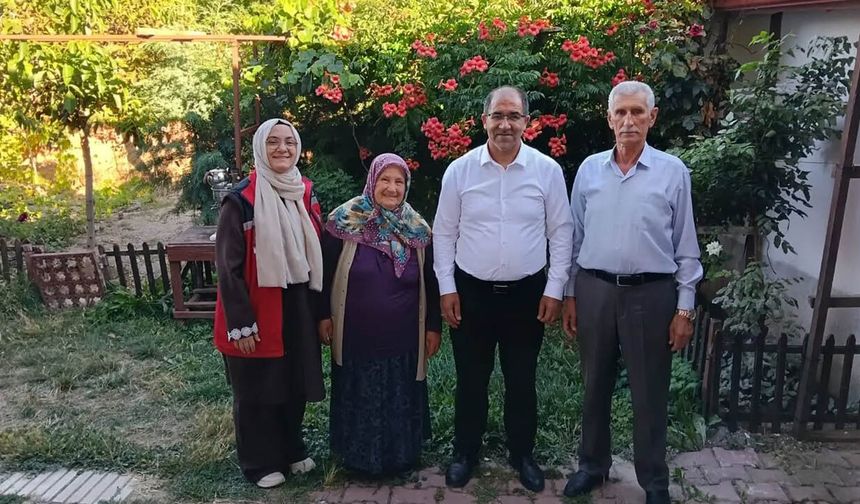 Kıbrıs Gazisi Mustafa Kınay’a anlamlı ziyaret