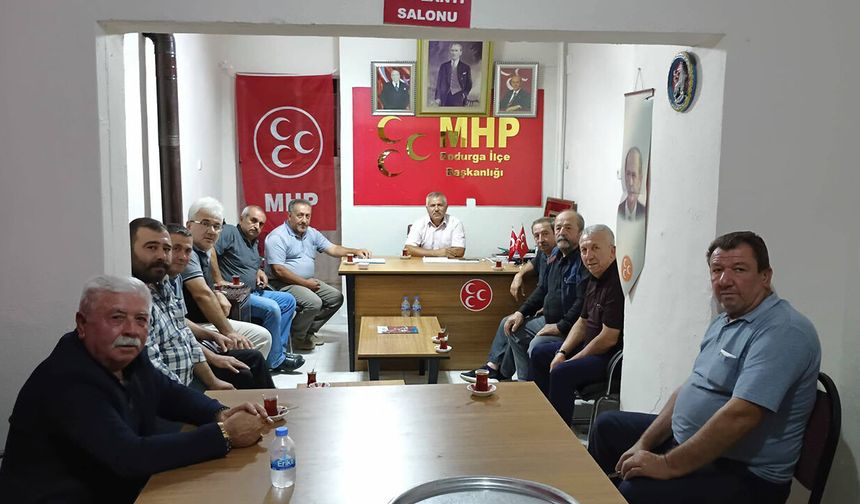 MHP Dodurga İlçe Başkanlığı Eylül ayı toplantısını yaptı