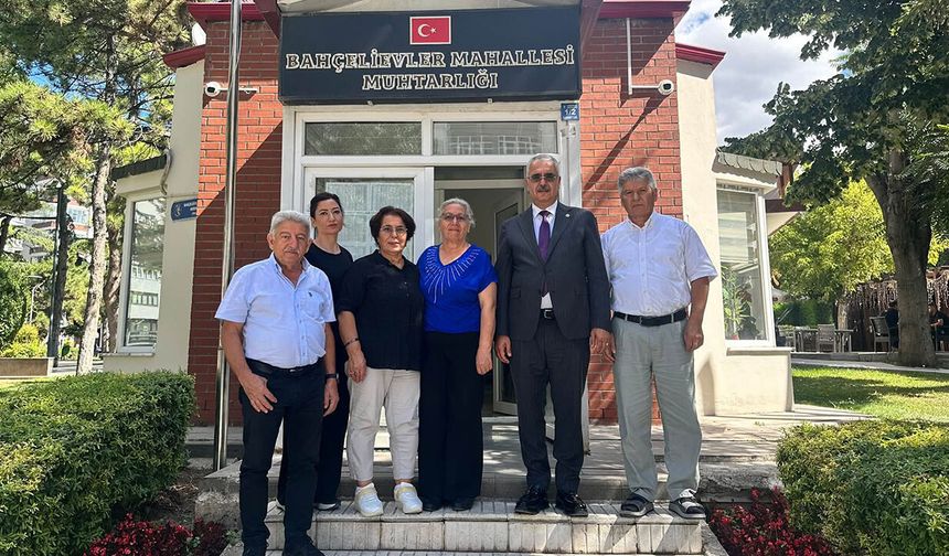 Ahlatcı, Çorum’daki mahalle muhtarları ile hangi konuları konuştu?