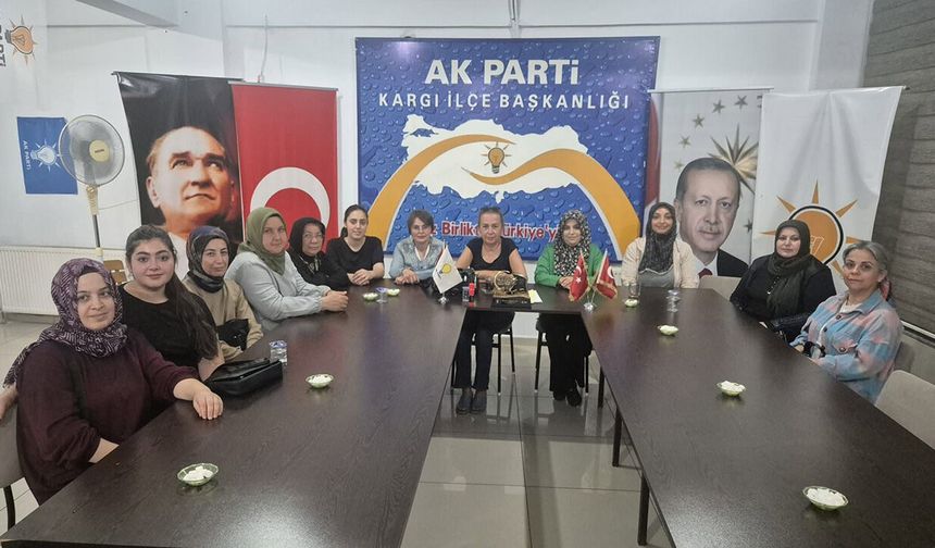 AK Parti Kargı Kadın Kolları çalışmalarını değerlendirdi