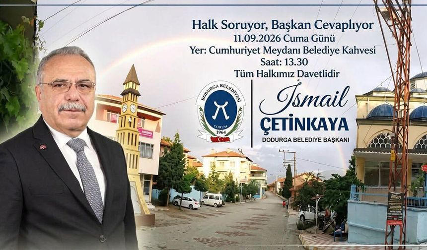 “Halk Soruyor, Başkan Cevaplıyor” programı düzenlenecek