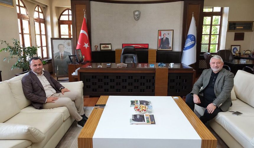 Akçakoca Kaymakamı Hacı Arslan Uzan’dan Başkan Aşgın’a ziyaret