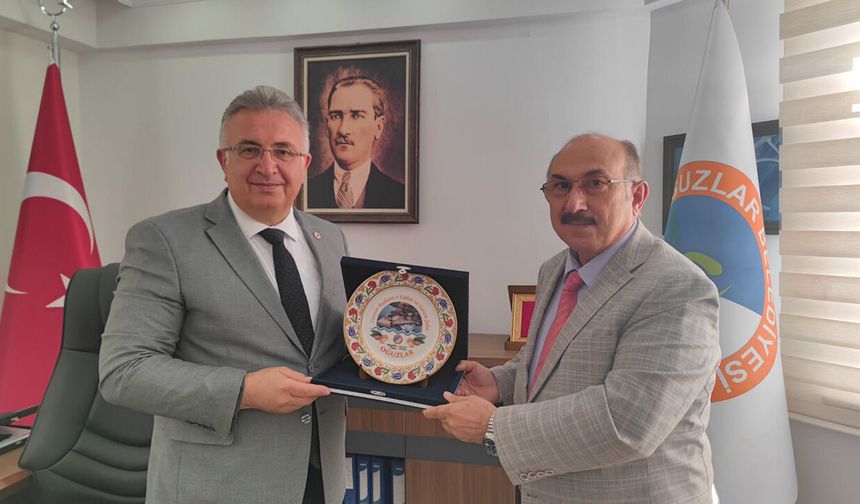 Süleyman Atçıoğlu’ndan Başkan Cebeci’ye veda ziyareti