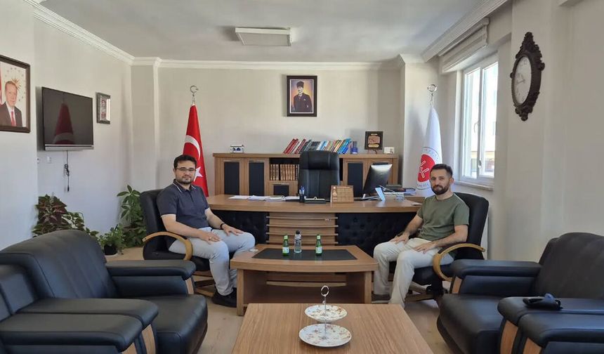 Konya Taşkent Müftüsü Çalıklı’dan Ortaköy Müftüsü Tekin’e ziyaret
