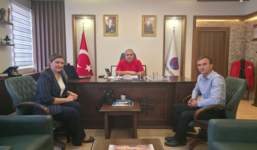 Halk Bankası’nın yeni müdüründen Başkan Ünlü’ye ziyaret