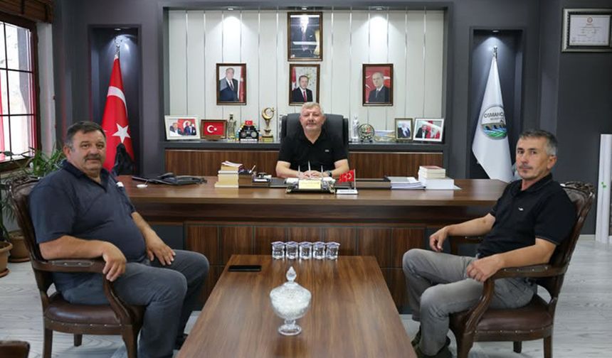 Laçinli muhtarlardan Başkan Gelgör’e ziyaret