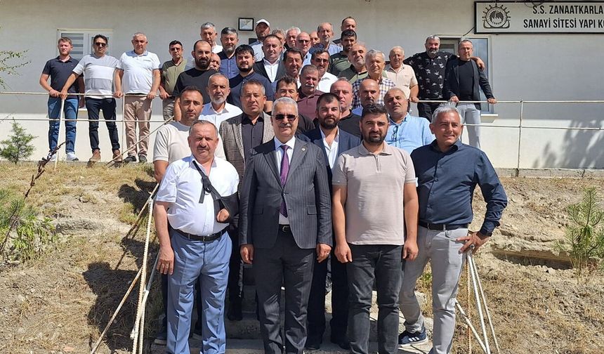 Zanaatkarları ziyaret etti: Hangi talepleri ilettiler?