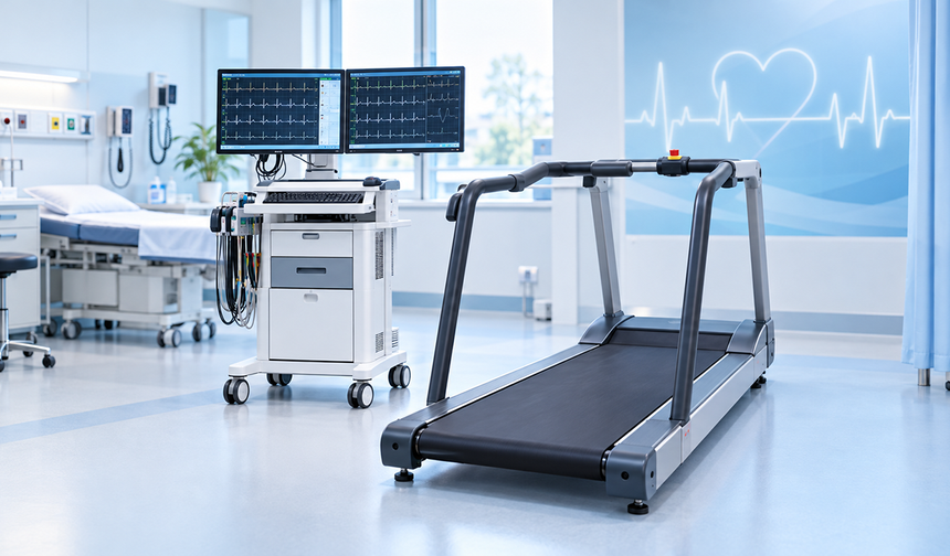 Hastaneye yeni Eforlu EKG cihazı tahsis edildi