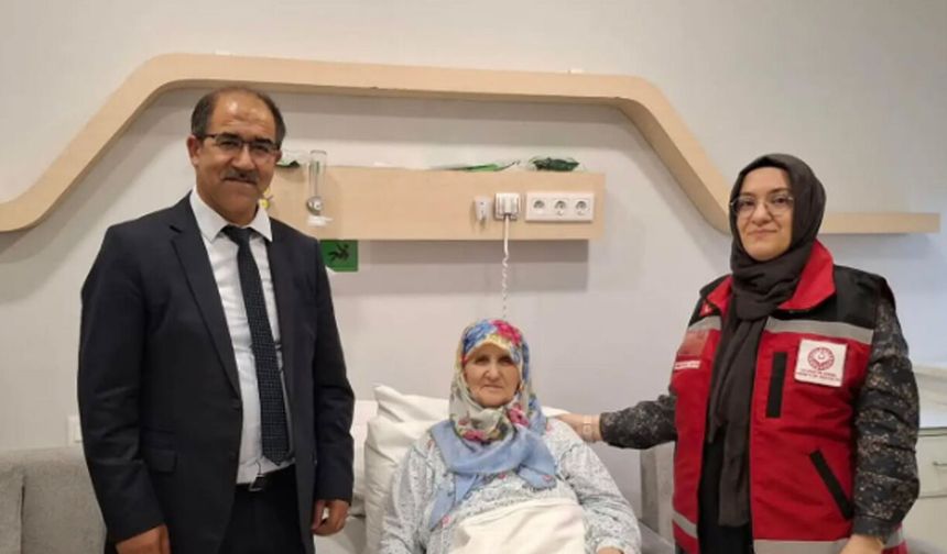 Şehit İbrahim Karakaş’ın annesine geçmiş olsun ziyareti