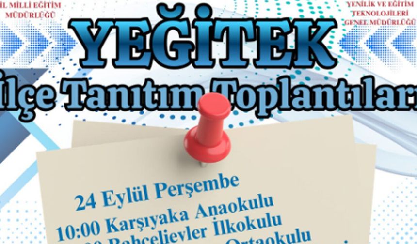 Çorum’da dijital eğitim için YEĞİTEK buluşmaları başlıyor