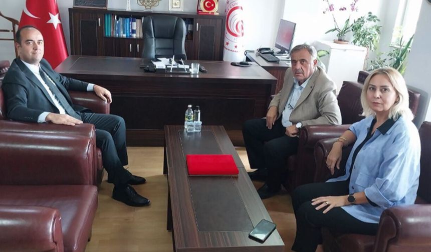 Recep Gür’den Ticaret İl Müdürlüğü’ne hayırlı olsun ziyareti