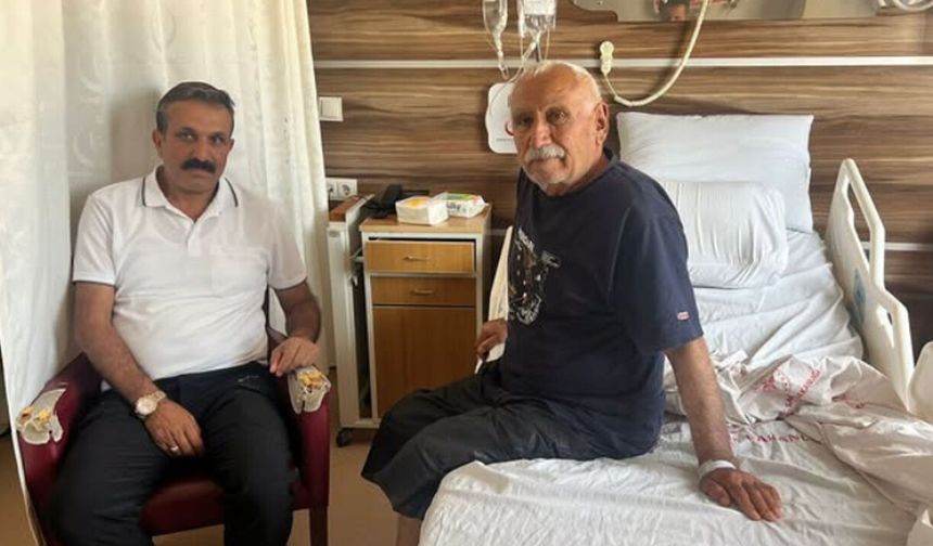 Başkan Torun’dan Hüseyin Kiday’a geçmiş olsun ziyareti