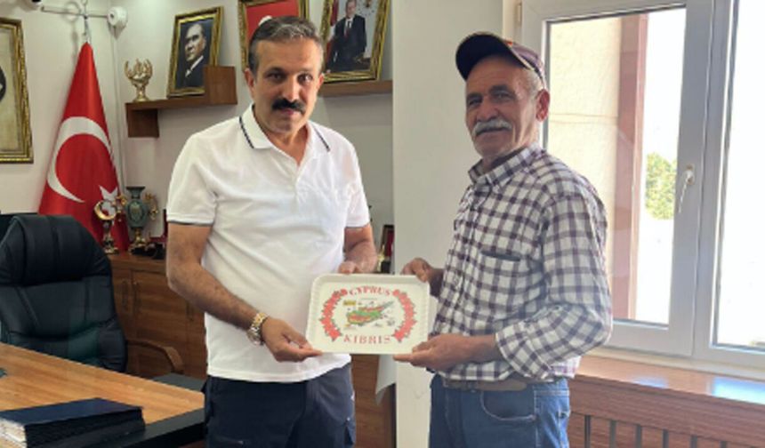 Kıbrıs Gazisi Karagül’den Başkan Torun’a ziyaret